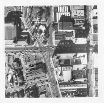 Aerial photograph of Market Street at San Carlos