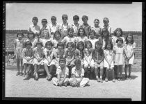 "Orchard School 1941" class portrait