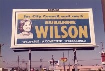 Susanne Wilson Campaign Billboard