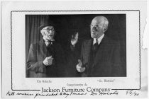 Autographed ad for Jackson Furniture Company