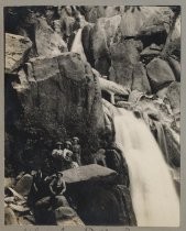 Photo from the Von Dorsten family album. Lower Chilnualna Falls