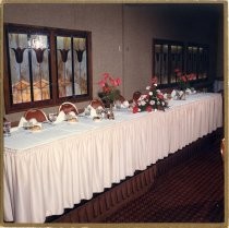 Lou's Village banquet table