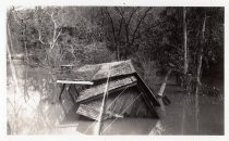 Filling of Almaden Reservoir - Building Half Submerged