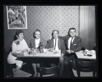 "Cork 'n Fork Opening (Frank & Edna Farrell's) Saratoga Ave. Nov. 4, '65"