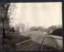 "Between Los Gatos and Saratoga on the Line of the S.J.L.G. and Saratoga Interurban Road"