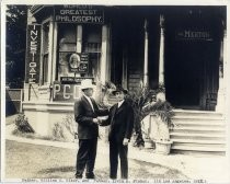 William E. Riker and Irvin B. Fisher in Los Angeles