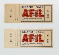 Ticket to Cannery Workers' Grand Ball