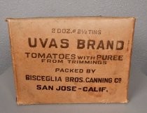 UVAS Brand tomato puree box