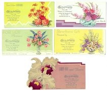 Chas. G. Navlet Co. advertising cards