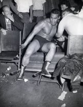 Sam Steamboat in spectator seat