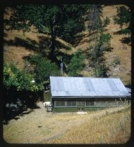 Ranch building in foothills