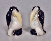 Crying penguins salt & pepper shakers