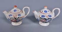 Flowery teapots salt & pepper shakers