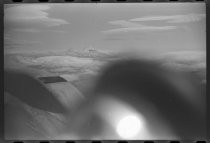 Alaskan mountains from plane, U.S. Air Force planes