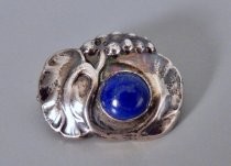 Lapis brooch