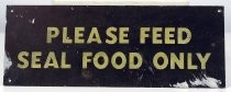 Seal food sign