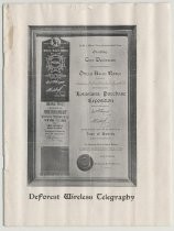 American DeForest Wireless Telegraph Company brochure