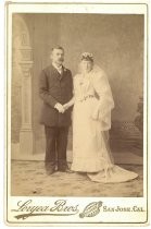 Wedding portrait of John Chute and Margaret Frances Feely