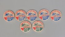 Santa Clara Creamery milk bottle caps