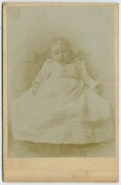 Portrait of Gertrude Pease as an infant