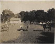 Branding at Hebron's Ranch, 1910