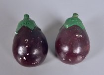 Eggplants salt & pepper shakers