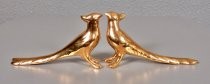 Gold pheasants salt & pepper shakers