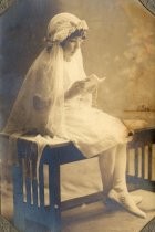 First Communion Portrait of Girl