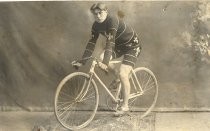 Studio Pose of Bicyclist