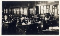 Students at desks inside classroom