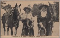 "Fair Riders of the Range at the Round-Up, San Jose, July 1-2-3-4"