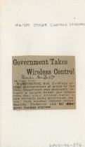 Government Takes Wireless Control