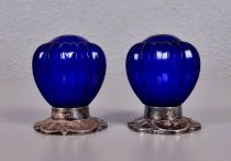 Cobalt blue salt & pepper shakers