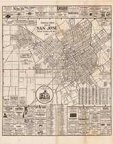 Thomas Bros. Map of San Jose, Santa Clara & Vicinity 1926