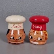 Chefs salt & pepper shakers