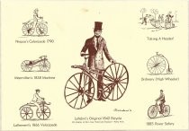 Lefebre's Original 1842 Bicycle exhibition poster