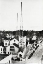 KQW radio station at First Baptist Church