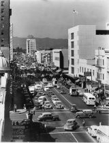 Santa Clara Street at Second Street, 1948