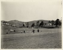 Golfers at country club