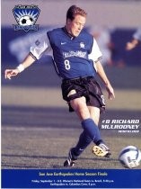 2000 Richard Mulrooney Earthquakes card