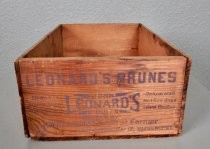 Leonard's Prunes shipping boxes