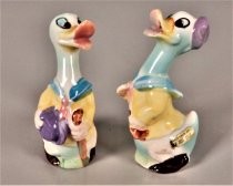 Dressed ducks salt & pepper shakers