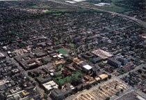 Aerial view of San Jose State University