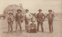 Hay baling crew