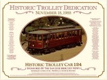 Historic Trolley Car 124 Dedication