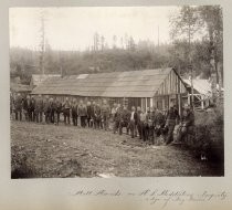 "Mill Hands on H. L. Middleton's Property Edge of Big Basin"