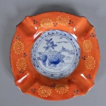 Japanese motif ashtray