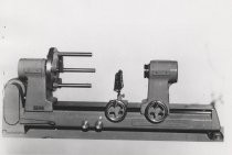 Charles V. Litton's 1937 HSA lathe, for making glass vacuum tubes