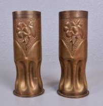 WWI artillery shell vases