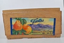 Freitas Brand pears fruit crate